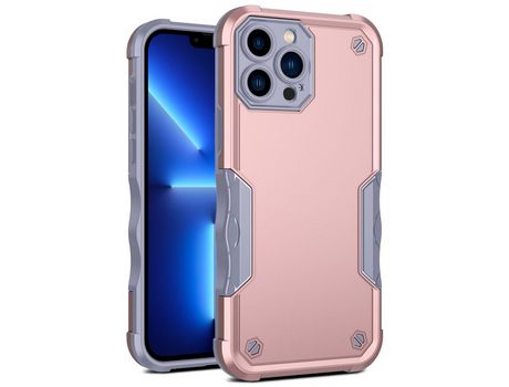 Funda TPU recorte preciso ouro rosa por iPhone 13 Pro Max 6.7