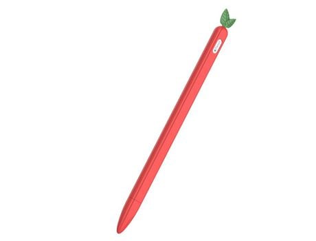 Carcasa silicona estilo vegetais toque caneta stylus rojo por Apple Pencil(2nd Gen)