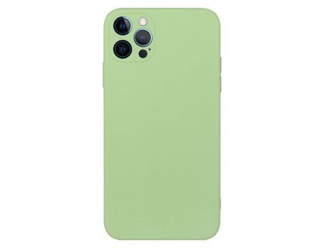 Funda TPU verde claro suave y macio por iPhone 12 Pro 6.1
