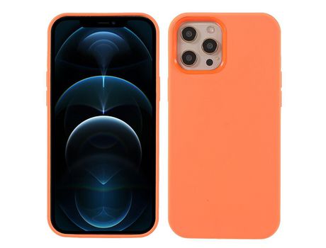 Funda silicone naranja sólido por iPhone 12 Pro Max 6.7