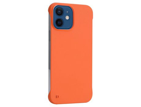 Funda TPU ENKAY mate emborrachado naranja por iPhone 12 mini 5.4