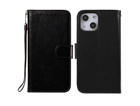 Funda PU magnético negro por iPhone 13 mini 5.4