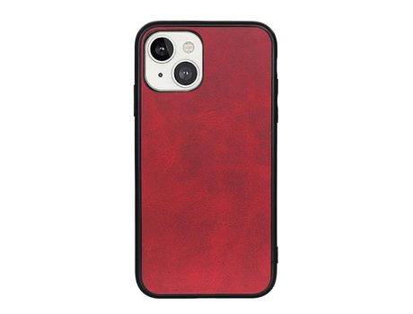 Funda TPU + PU rojo por iPhone 13 6.1