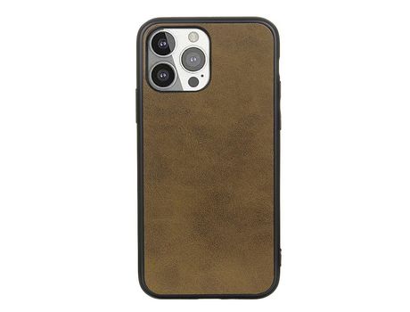 Funda TPU + PU verde por iPhone 13 Pro 6.1