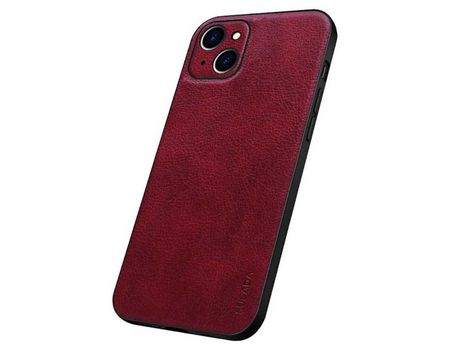 Funda TPU + PU SULADA recorte preciso rojo por iPhone 13 mini 5.4