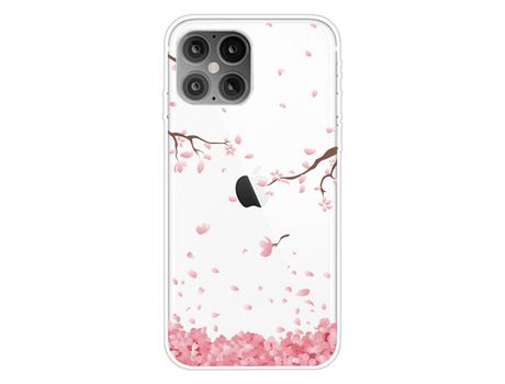 Carcasa TPU impresión patrón bonito flexible pétalas por Apple iPhone 12 5.4