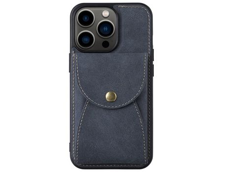 Funda TPU + PU VILI desmontable 2 en 1 magnético con suporte por tarjeta azul por iPhone 13 Pro 6.1