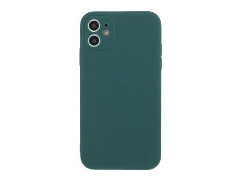 Carcasa TPU color mate pura flexible verde oscuro por Apple iPhone 11 6.1