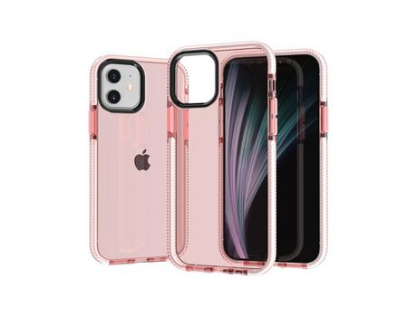 Carcasa TPU flexible rosa por Apple iPhone 12 Pro/iPhone 12 Max 6.1