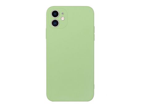 Funda TPU matcha green straight edge slim fit por iPhone 13 6.1