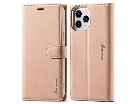 Funda PU + TPU detención de queda toque de pele de ouro rosa por iPhone 13 mini 5.4