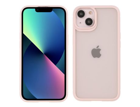 Funda TPU + acrílico Anti-lágrimas rosa por iPhone 13 6.1