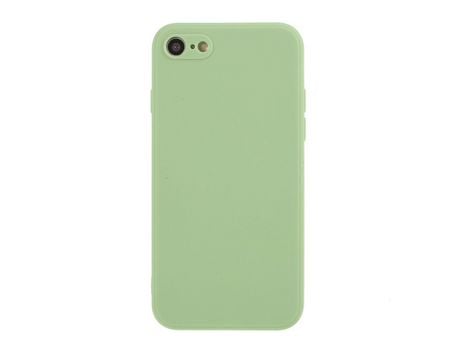 Carcasa silicona color mate pura flexible luz verde por Apple iPhone 7/8/SE (2nd Gen)