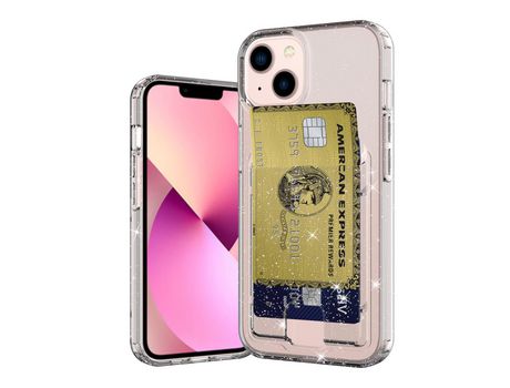 Funda TPU Anti-lágrimas brilhante transparente negro por iPhone 13 6.1