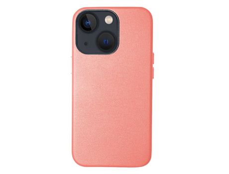Funda TPU + PU rosa a prueba de choques por iPhone 13 mini 5.4