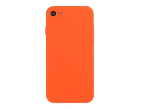 Carcasa silicona color mate pura flexible naranja por Apple iPhone 7/8/SE (2nd Gen)