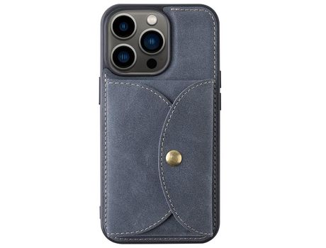 Funda TPU + PU VILI desmontable 2 en 1 magnético con suporte por tarjeta azul por iPhone 13 Pro 6.1