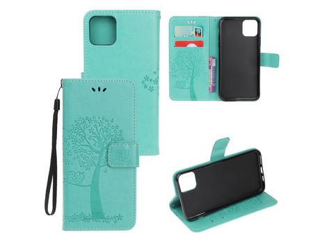 Carcasa PU coloruja de árbol verde por Apple iPhone XR 6.1 pouces (2019)