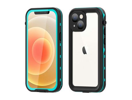 Funda TPU REDPEPPER azul transparente à prova de poeira por iPhone 13 mini 5.4