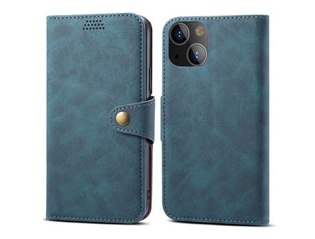 Funda PU + TPU con suporte cor azul por iPhone 13 mini 5.4