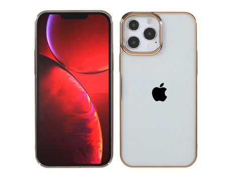 Funda TPU X-LEVEL ouro galvanizado por iPhone 13 Pro Max 6.7