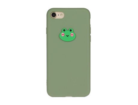 Carcasa TPU + PU boneca animal revestido rana por Apple iPhone 7/8 4.7