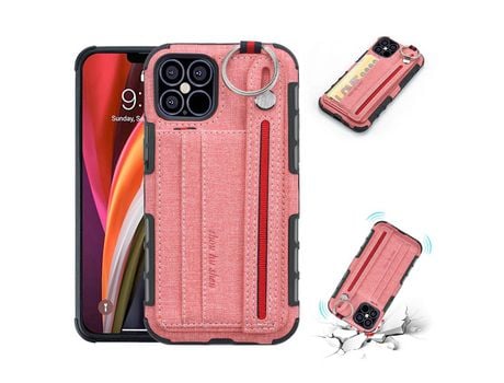 Carcasa TPU pano revestido rosa por Apple iPhone 12 Pro/12 Max 6.1