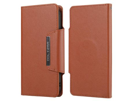 Funda PU + TPU marrón desmontable por iPhone 13 6.1