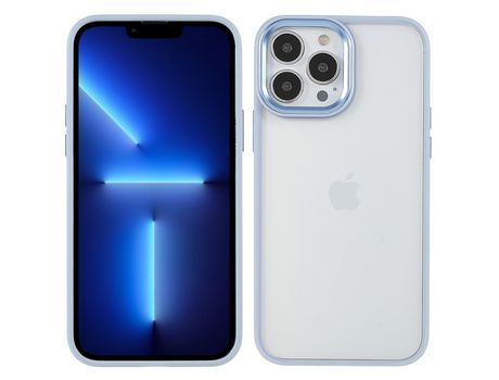 Funda TPU + acrílico con proteccion da lente da câmera azul por iPhone 13 Pro Max 6.7