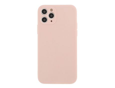 Carcasa silicona piel mate flexible rosa por Apple iPhone 11 Pro 5.8