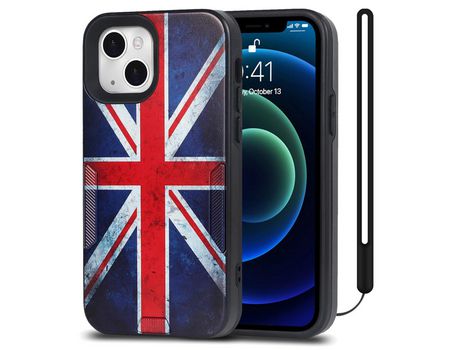 Funda TPU lente bandeira del reino unido por iPhone 13 mini 5.4