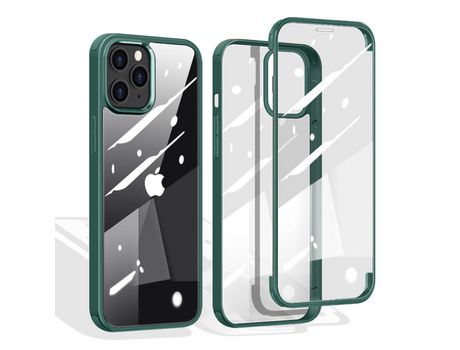 Funda TPU 2 en 1 desmontable verde por iPhone 13 Pro 6.1