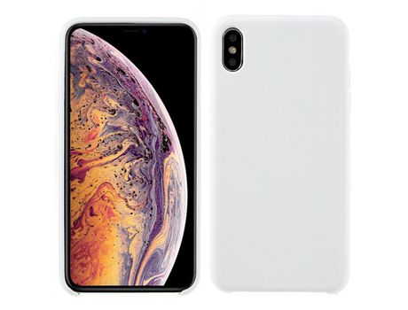 Funda silicone sólido a prueba de choques branco Anti-lágrimas por iPhone XS Max 6.5