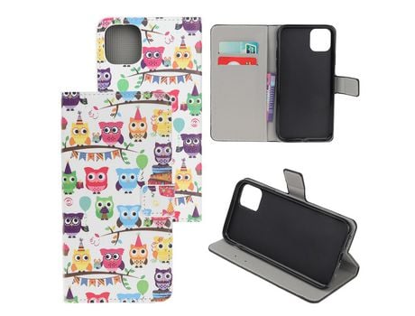 Carcasa PU impresión patrón con suporte várias colorujas por Apple iPhone XR 6.1 pouces (2019)
