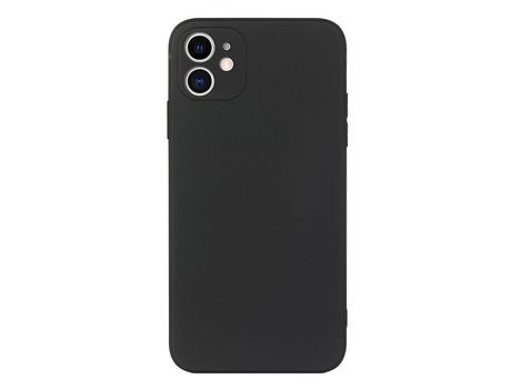 Funda TPU slim fit con bordas retas pretas por iPhone 13 6.1