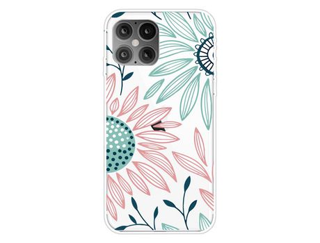 Carcasa TPU impresión de normas flexible crisantemo por Apple iPhone 12 Pro/iPhone 12 Max 6.1
