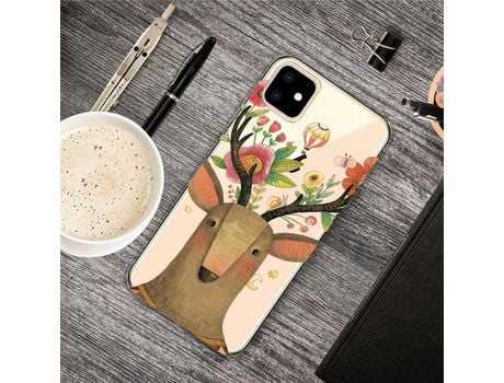 Carcasa TPU patrón bonito impresión flexi veado por Apple iPhone XR 6.1 pouces (2019)
