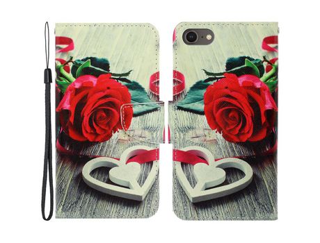 Funda PU con suporte magnético rosa por iPhone 7/8/SE (2nd Gen)
