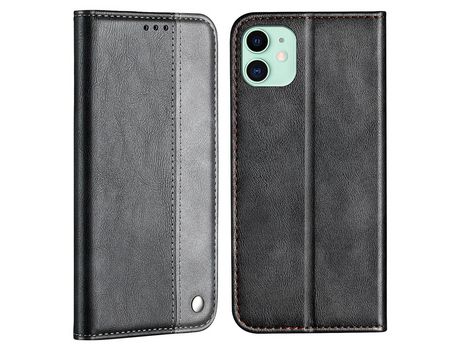 Funda PU emenda de cor cinza por iPhone 13 mini 5.4