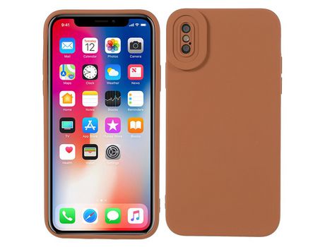 Funda TPU Anti-lágrimas marrón por iPhone X/XS 5.8