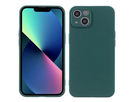 Funda TPU Anti-lágrimas anti-queda verde escuro claro por iPhone 13 mini 5.4