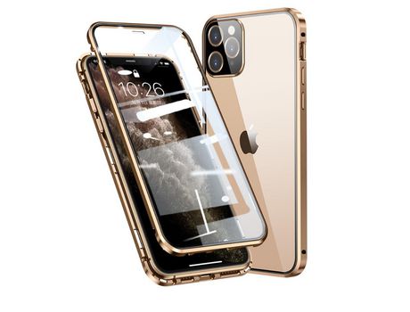 Carcasa de metal caixilho de montagen de revestimento magnético completo ouro por Apple iPhone 11 Pro 5.8