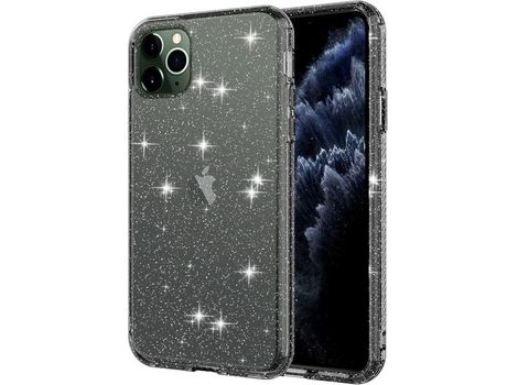 Funda TPU transparente negro por iPhone 11 Pro Max 6.5