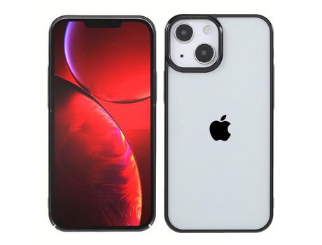 Funda TPU X-LEVEL Anti-lágrimas negro galvanizado por iPhone 13 6.1