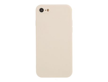 Carcasa silicona color mate pura flexible bege por Apple iPhone 7/8/SE (2nd Gen)