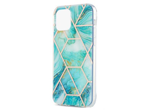 Funda TPU fabricación de mármol azul de 20 mm por iPhone 13 6.1