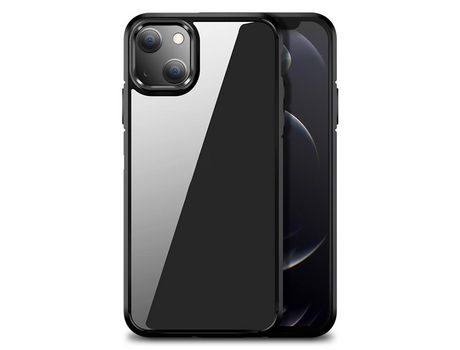 Funda TPU X-LEVEL quatro cantos anti choques negro por iPhone 13 6.1