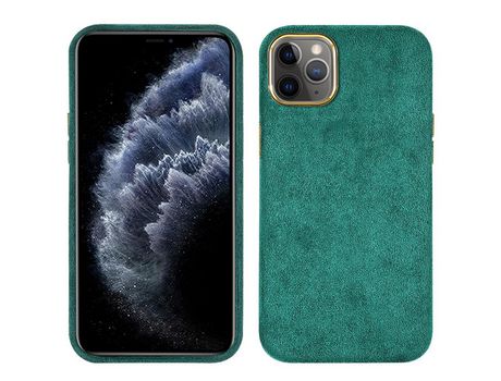 Funda TPU + PU verde por iPhone 11 Pro 5.8