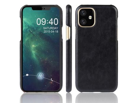 Carcasa PU Difícil negro por Apple iPhone 5.8 (2019)