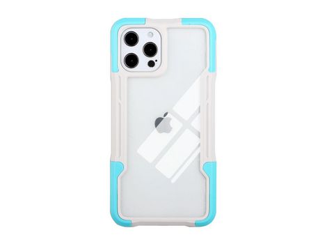 Funda TPU + acrílico híbrido a prueba de choques branco/azul por iPhone 13 Pro 6.1